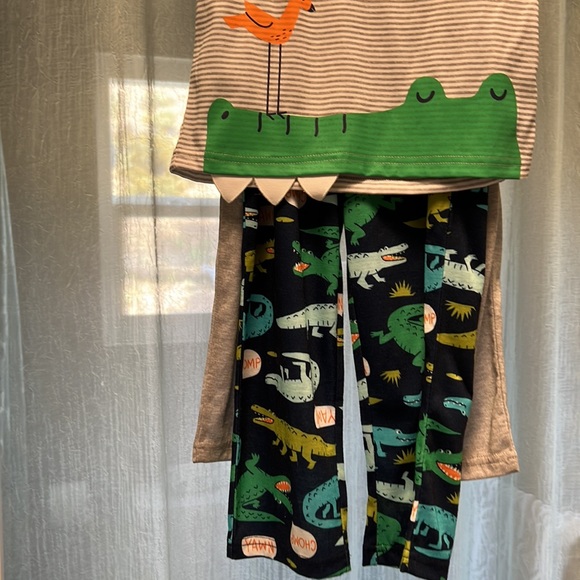 Carters boys 3 pc pajamas set nwt - Picture 2 of 3